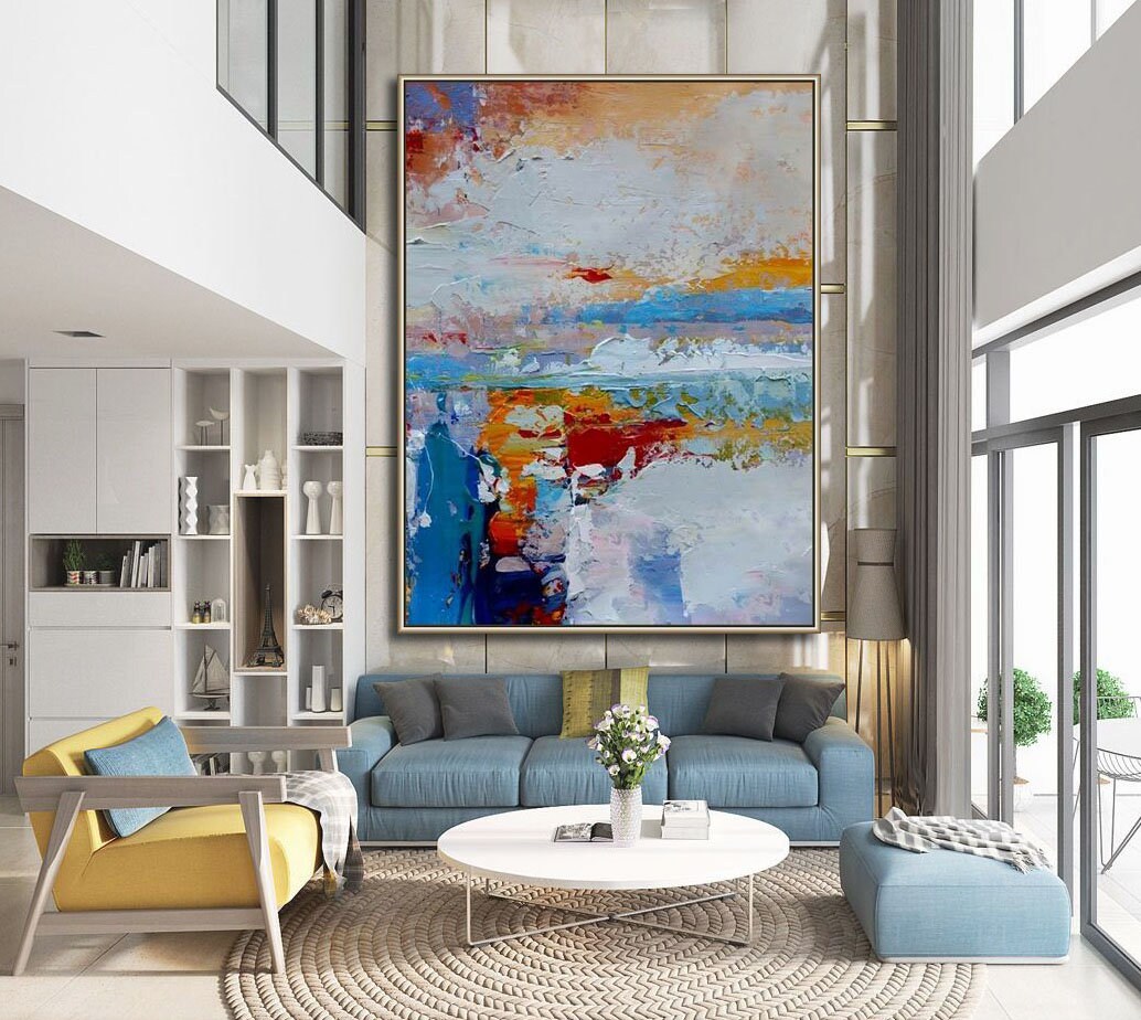 Extra Large Abstract Art, Original Texture Abstract Painting, Hand ...