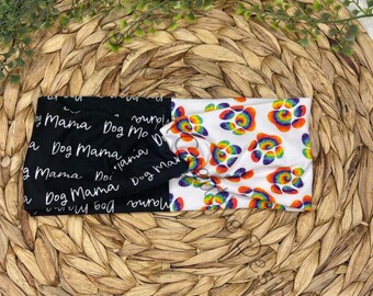 DOG MAMA Headband/Turban