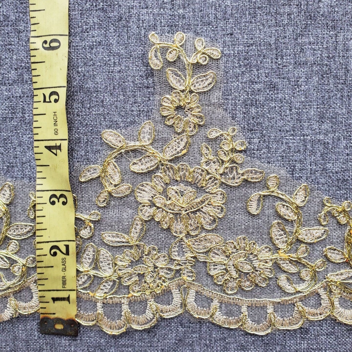 Ivory Embroidery Lace Eb5054