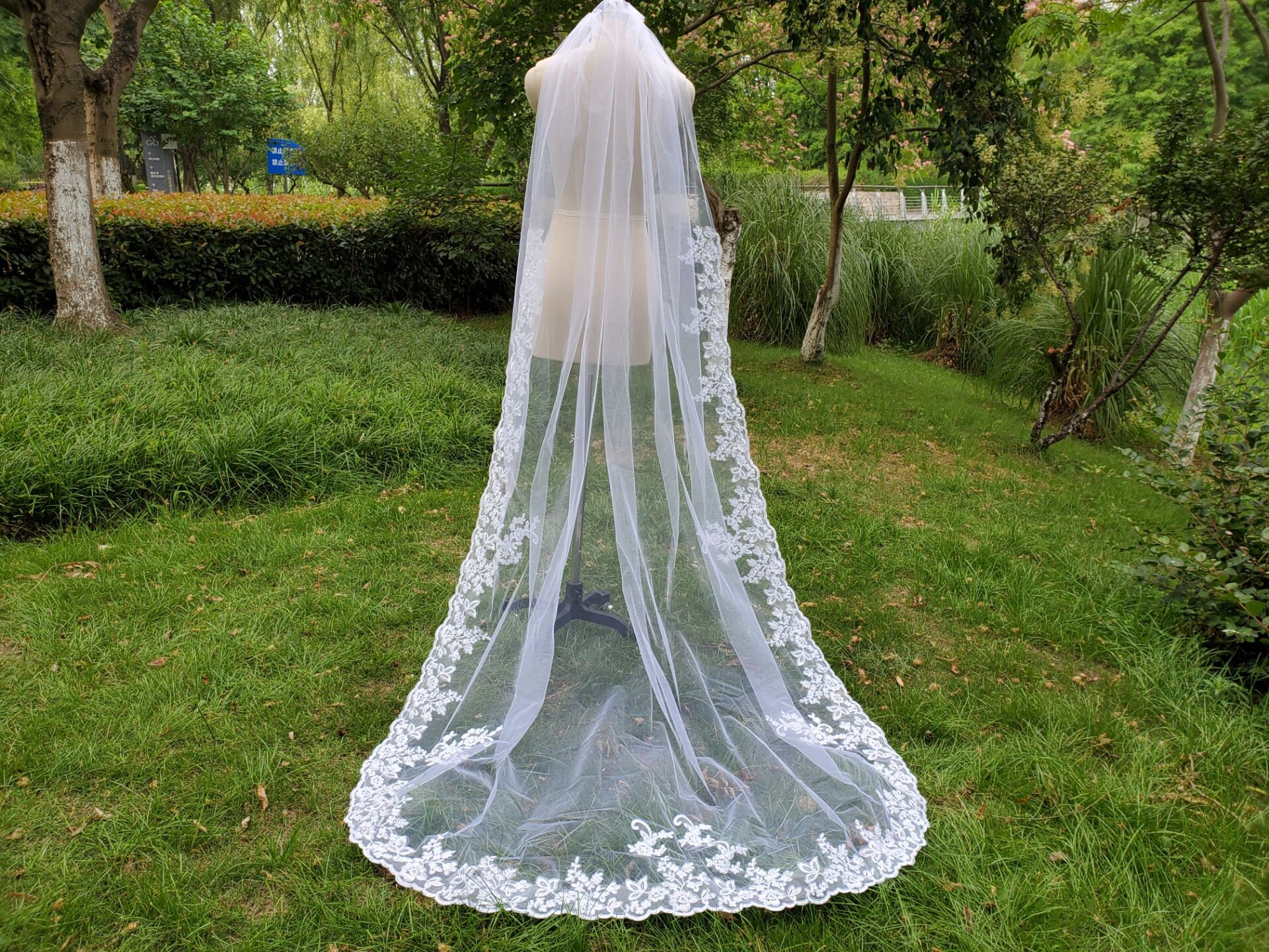 90 Inch Wedding Veil - Etsy