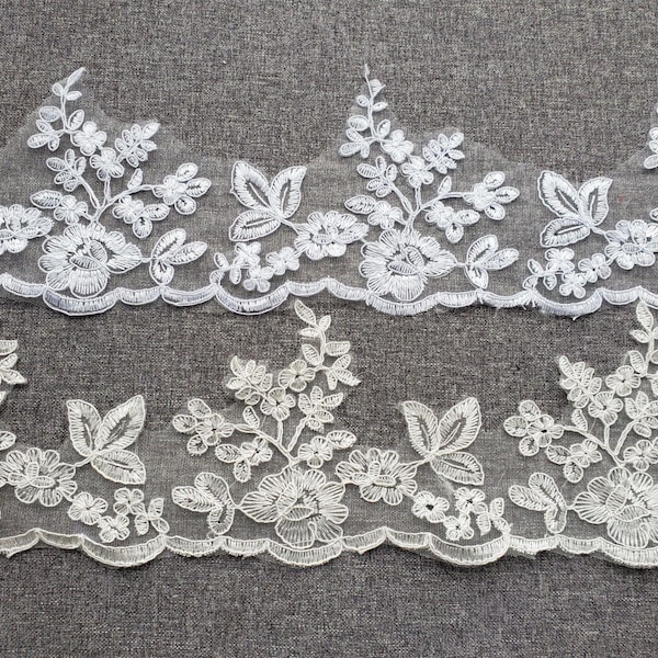 Ivory Trim Lace Sorcha