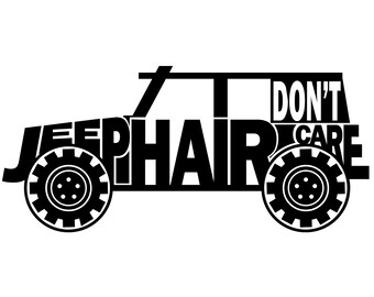 Jeep Hair Svg Etsy