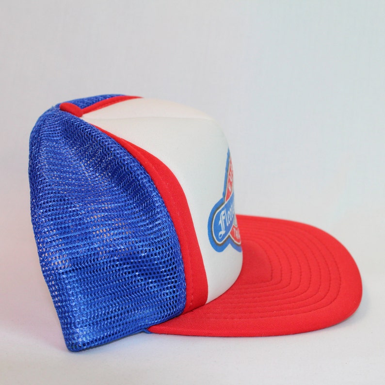 1980s FLEETWOOD SAUSAGE European Tradition Vintage Mesh Snap Back Trucker Hat