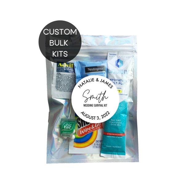 Wedding Hangover Kit Etsy