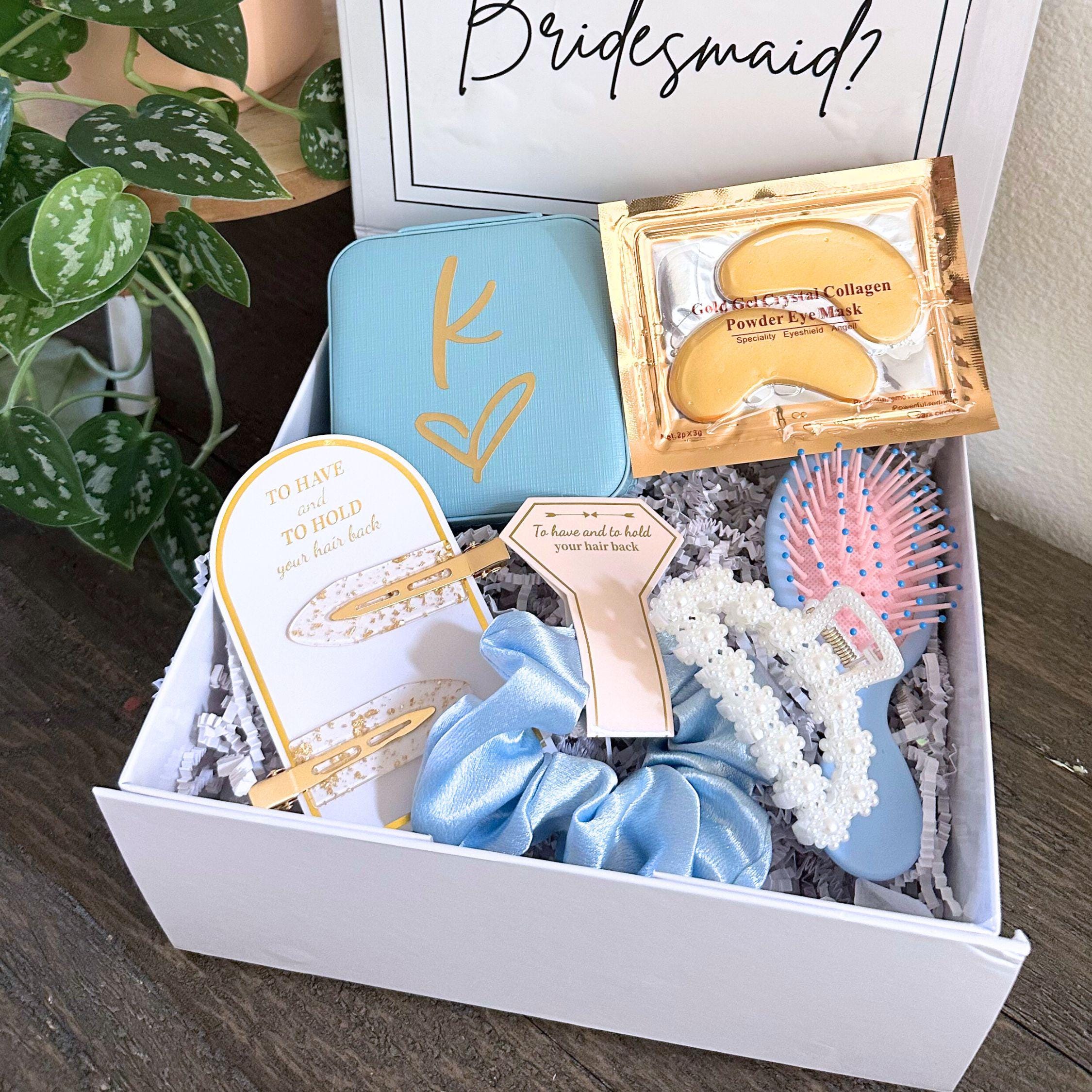 25 Scatole Regalo In Cartone Kraft 9x9x3 Cm: Con Scritta Bridesmaid Proposal, Per Bomboniere, Natale, Baby Shower