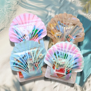 Kit gueule de bois | Cadeaux de demoiselle d'honneur dernier toast sur la côte | Cowgirl côtière | Sac coquillage | EVJF sur la plage | Cloches de mariage | enterrement de vie de jeune fille