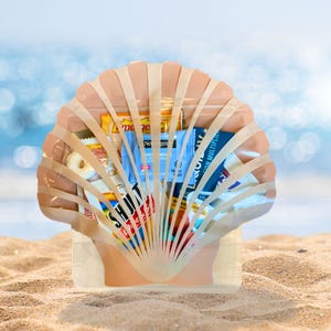 Hangover Kit Seashell Bag, last toast coast Party Gifts, Shell Shape Bag Recovery Kit Bundle | Bachelorette or Corporate Company Bulk Order