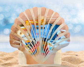 Hangover Kit Seashell Bag, last toast coast Party Gifts, Shell Shape Bag Recovery Kit Bundle | Bachelorette or Corporate Company Bulk Order