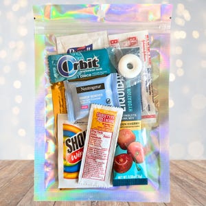 Hangover Kit Party Favors: Bachelorette, Wedding, Birthday - Just In Case Bag, build your own recovery kit goodie bag