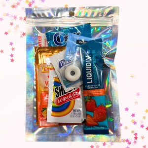 Girls Hangover Kit Party Favors: Bachelorette, Wedding, Birthday - Just In Case Bag, build your own recovery kit goodie bag