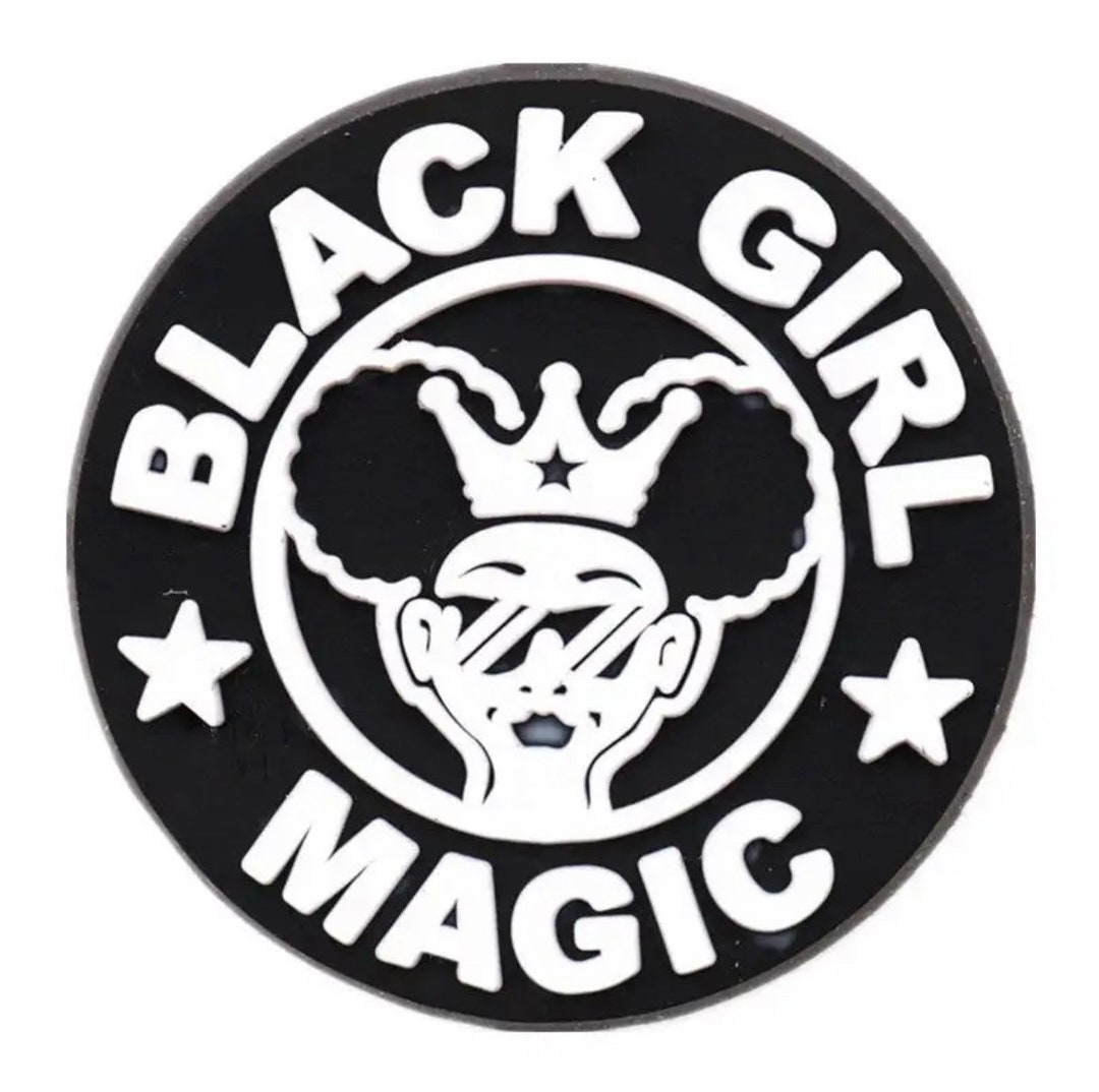 Black Girl Magic Croc Charms Etsy