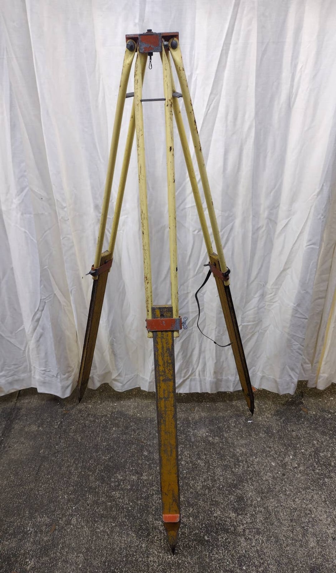 Antique Vintage Surveyor Tripod 55.5 Inches Tall - Etsy