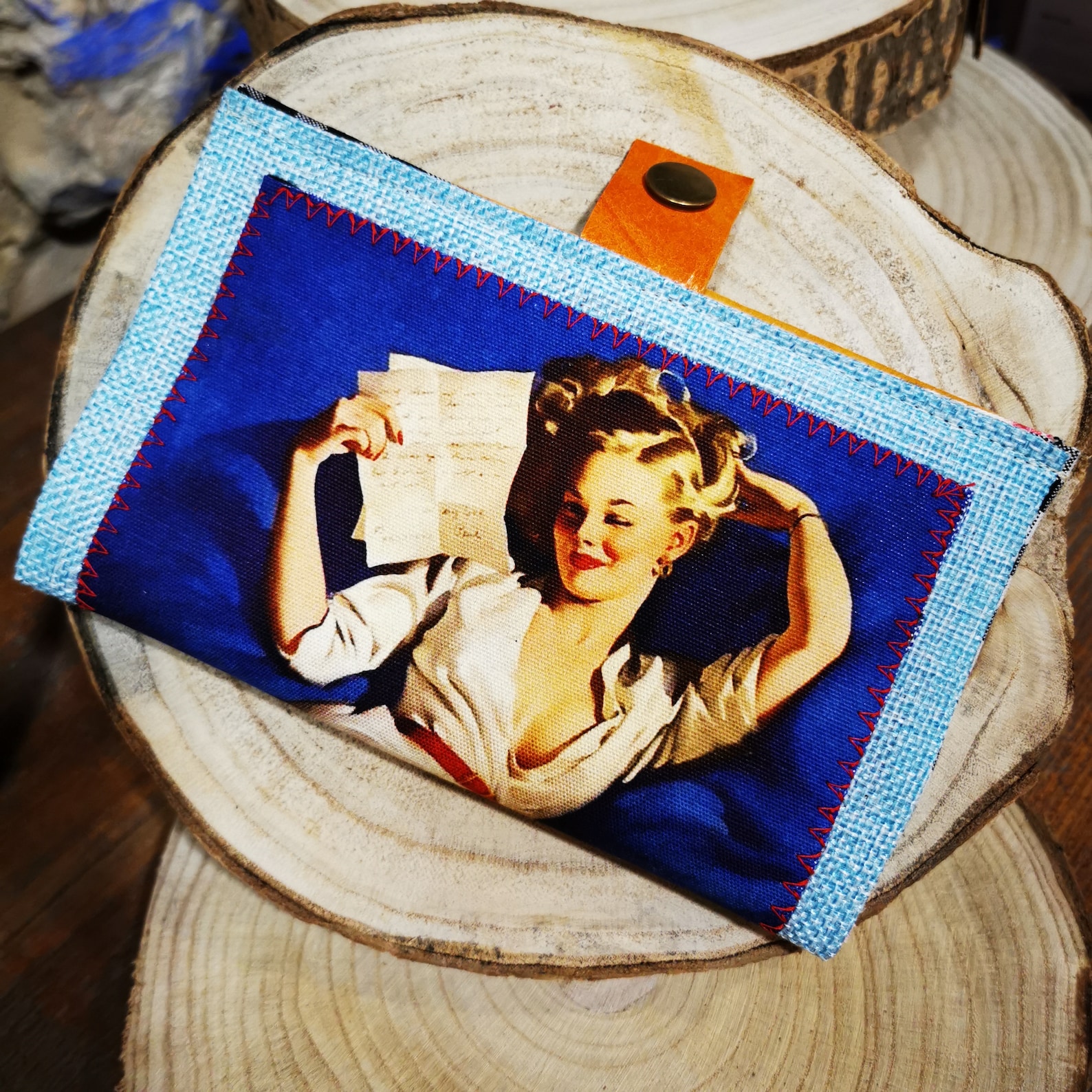 Pinup Girl Wallet. Etsy