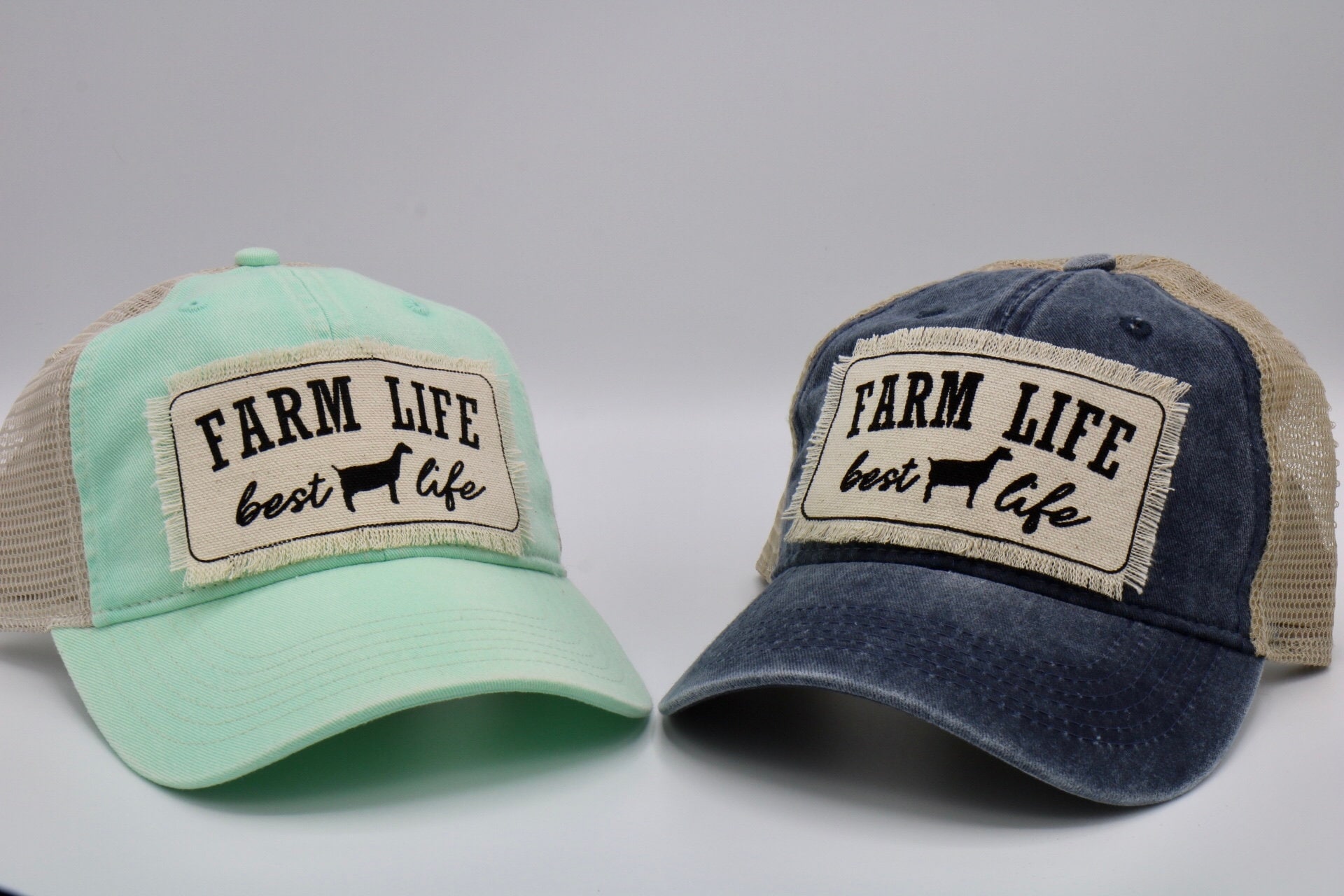Trucker Hat dairy goat Farm Life Best Life Etsy