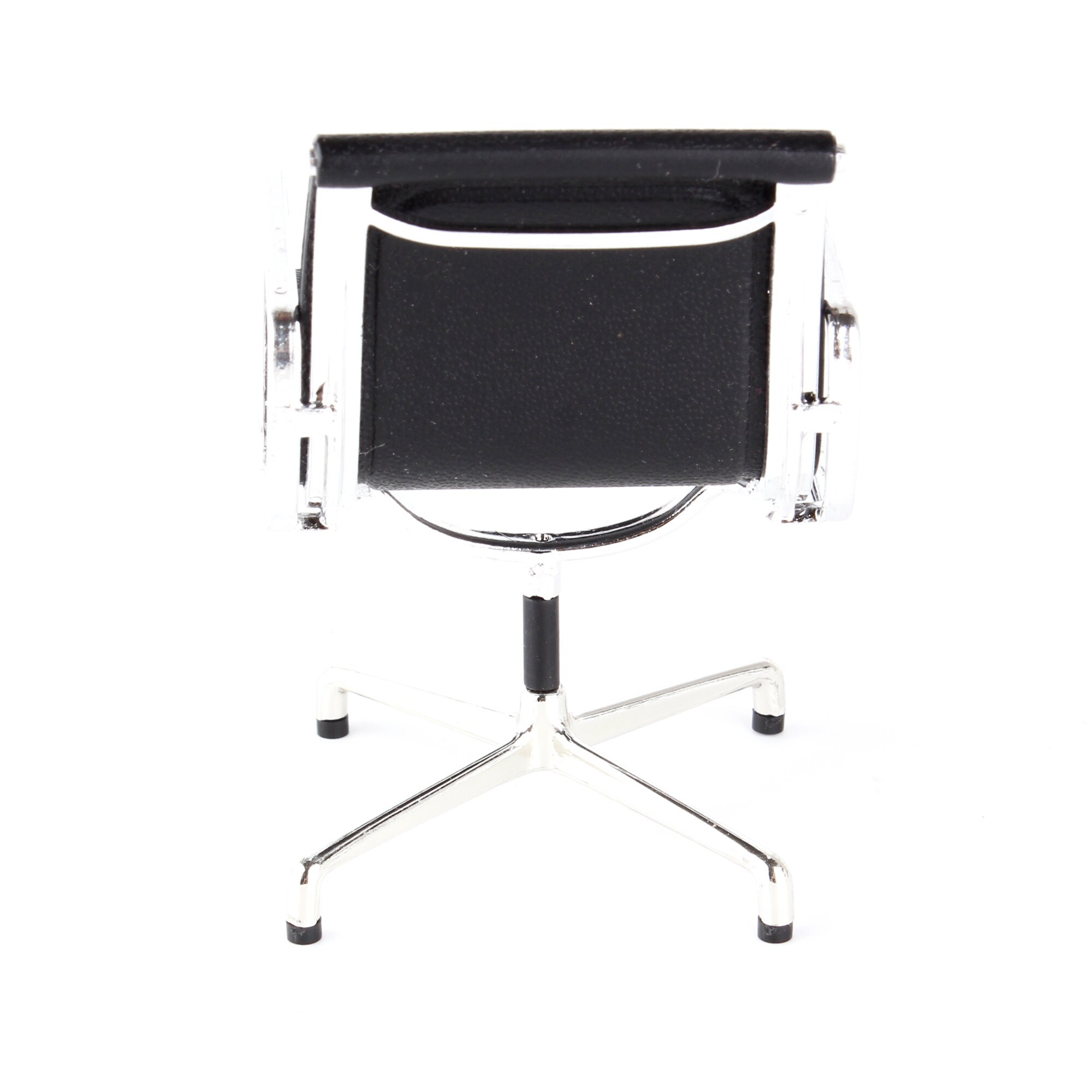 Scale Black Dollhouse Office Swivel Chair Miniature Designer Furniture Mini Modern Office Dh