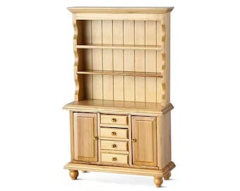 1:12 miniatuur houten poppenhuiskast, boekenkastplank