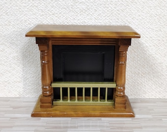 Set De Accesorios A Escala 1/12 Para Casa De Muñecas – Chimenea De Madera MDF Con Leña, Muebles En Miniatura Para Juego Creativo Y Decoración