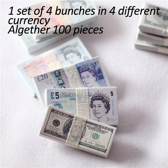 Dollhouse money sales