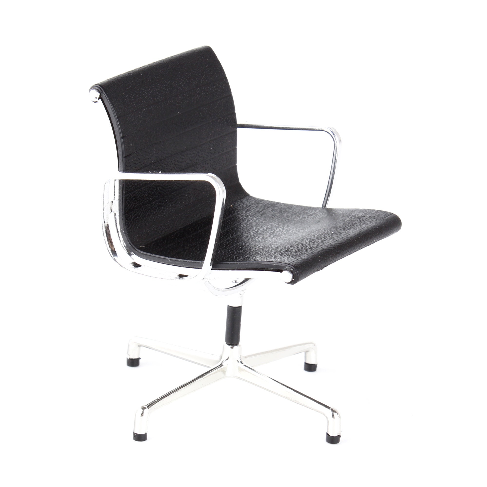 Scale Black Dollhouse Office Swivel Chair Miniature Designer Furniture Mini Modern Office Dh