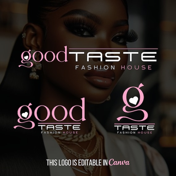 DIY Lash and Hair Salon Logo Template: Editable in Canva