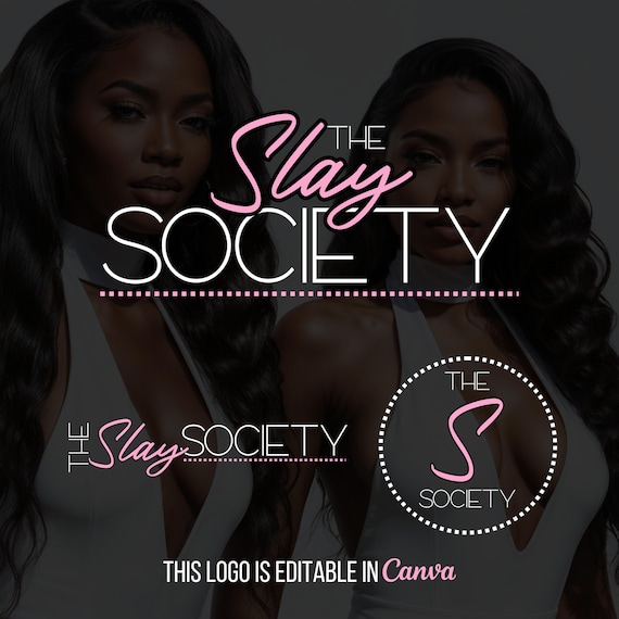 DIY Lash & Hair Salon Logo Template: Editable Beauty Branding