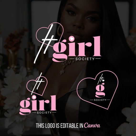 DIY Lash & Hair Salon Logo Template: Editable Beauty Branding