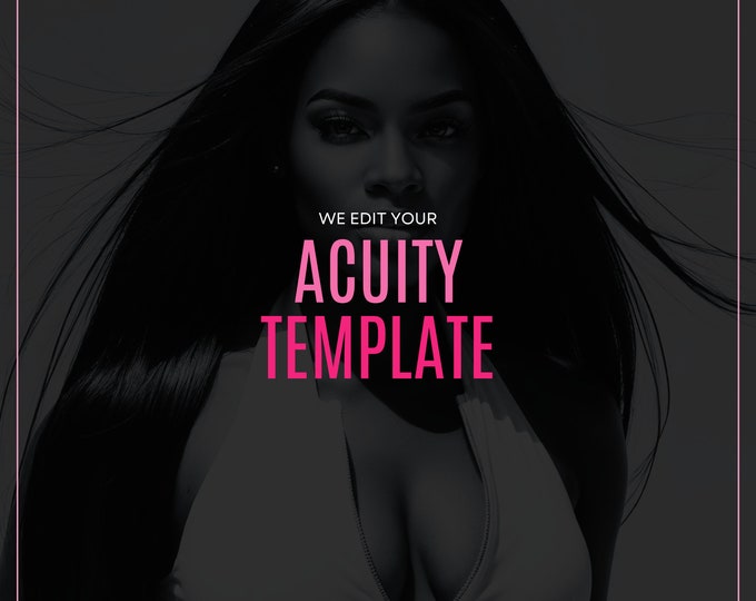 Edit your Acuity Template for you - Add-on