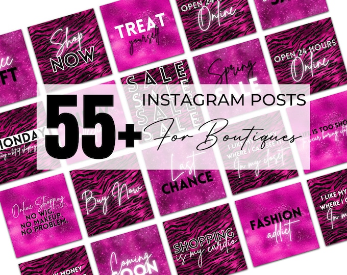 Editable Instagram Posts, Instagram Posts Template, Canva Instagram Post, For Boutiques, Fashion, Lash Techs, Nail Techs