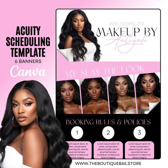 Acuity Scheduling Template: Canva (Instant Download)