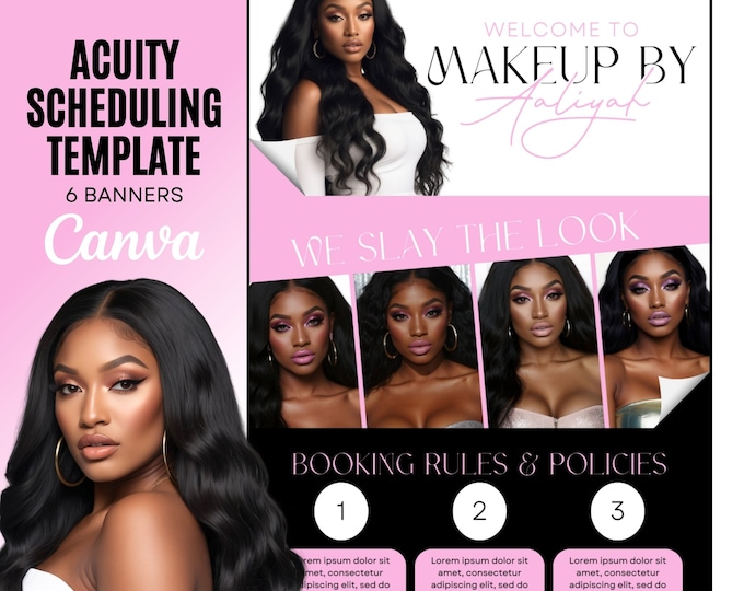 Premade Acuity Site Design Template - Boost Your Service-Based Business with a Stunning Booking Website - Instant Download, Customizable