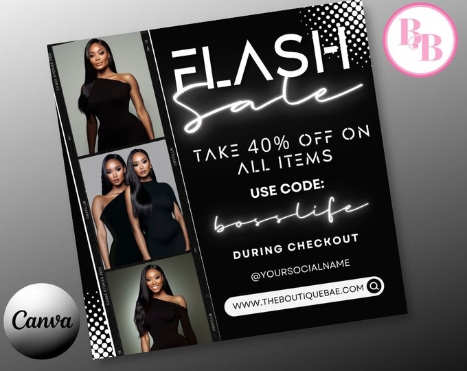 Flash Sale Flyer, Animated Flyer, Sales Flyer, Summer Flyer, Motion Flyer, Product Launch, New Product flyer