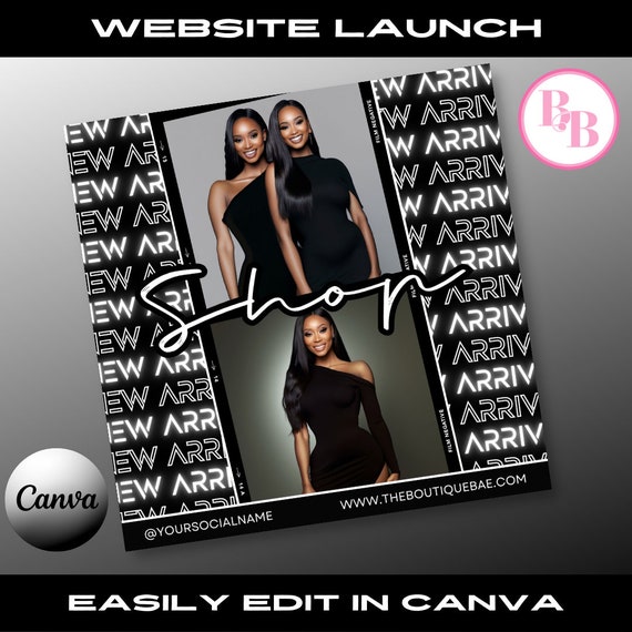 New Arrivals Animated Motion Flyer Canva Template - Ideal for Boutiques and Fashion Stores