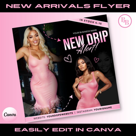 New Arrivals Flyer: Animated Social Media Template (Canva)