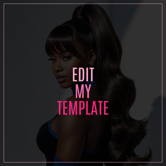 Boutique Bae Template Editing - We will edit our flyer template for you!
