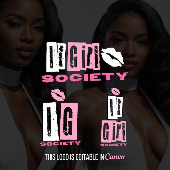 DIY Lash & Hair Salon Logo Template: Editable Beauty Branding