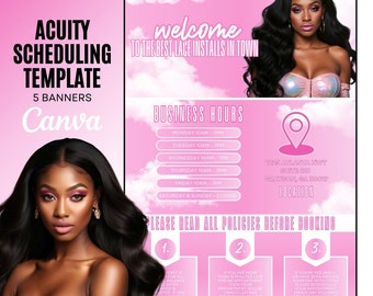 Premade Acuity Site Design Template - Boost Your Service-Based Business with a Stunning Booking Website - Instant Download, Customizable