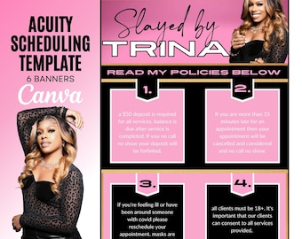 Premade Acuity Site Design Template - Boost Your Service-Based Business with a Stunning Booking Website - Instant Download, Customizable