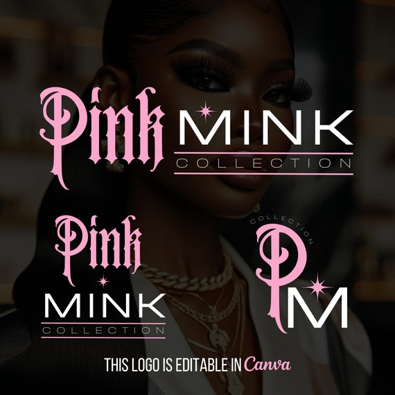 DIY Lash & Hair Salon Logo Template: Editable Beauty Branding