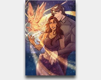 Rise of the Phoenix: A Tory x Darius Inspired Print | Zodiac Academy Inspired | Bookish Print