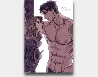 Wrath and Emilia (impression inspirée du Royaume des méchants)