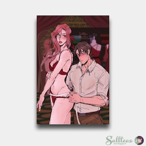 Measure Me: The Heartless Hunter (The Crimson Moth) Inspired Art Print & Bookmark | Bookish Gift | Gifts for Readers | Bookish Goodies | YA
