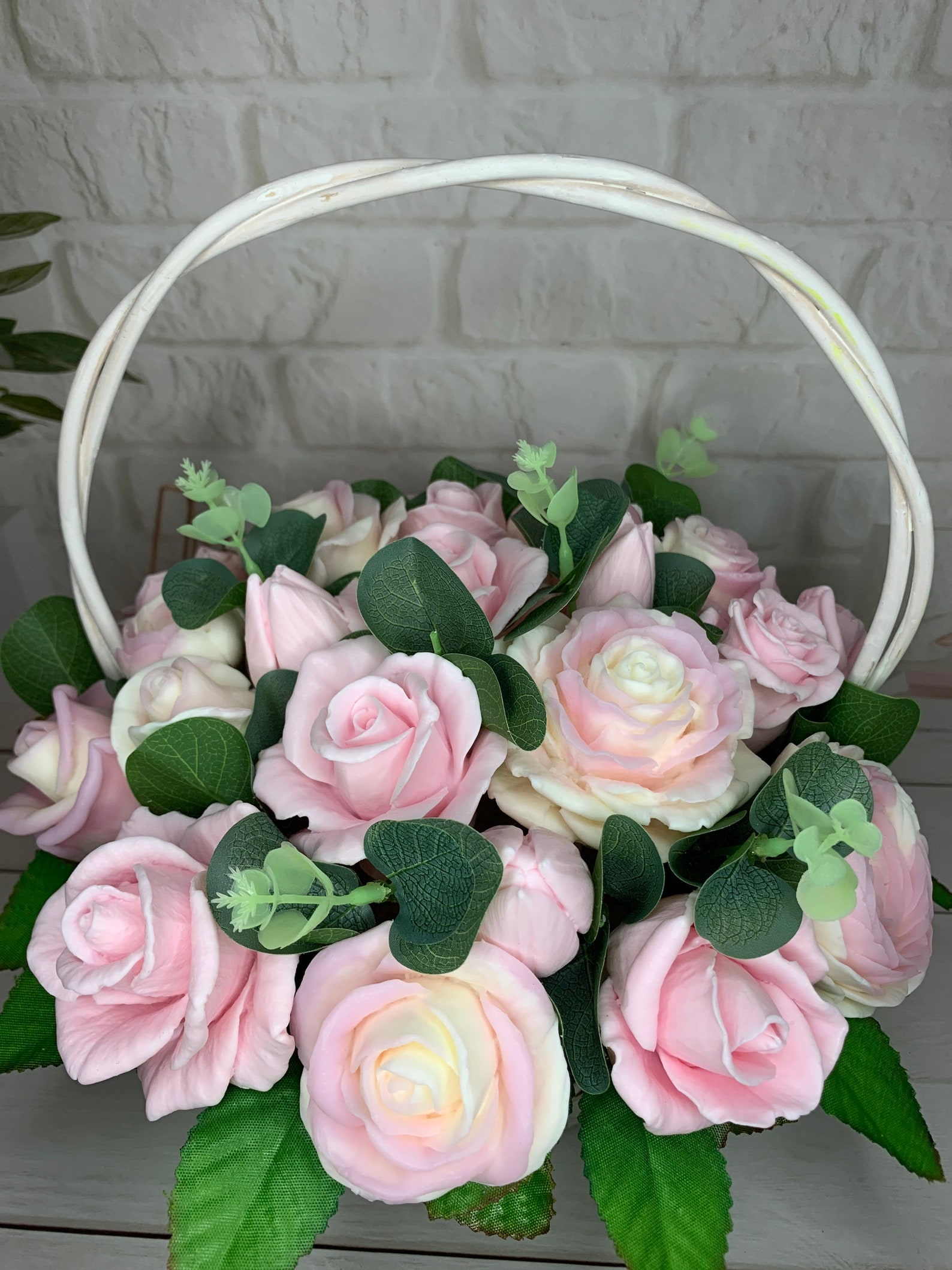 Handmade Soap Bouquet Roses Flowers Decorative Soap Light Etsy