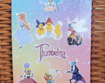 Thumbelina Sticker Sheets - 90s Nostalgia