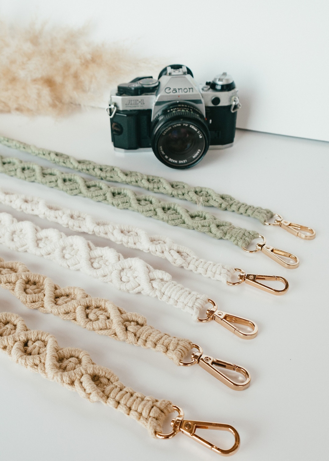 Macrame Camera Strap, Dslr Camera Straps, Camera Strap for Women, Film