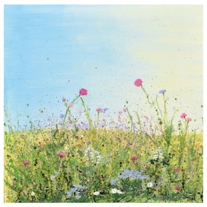 Tarjeta de felicitación de Cornish Summer Meadow