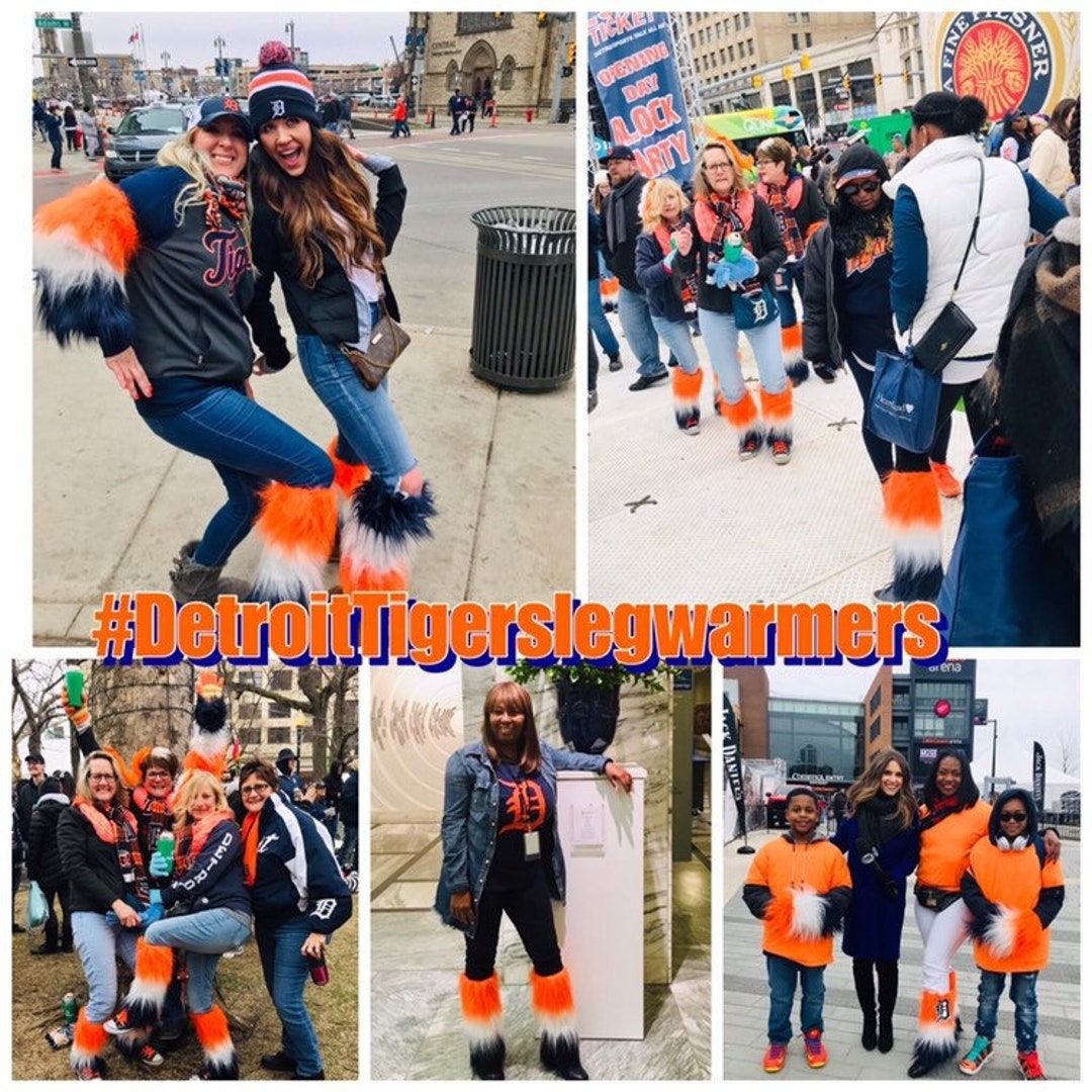 Detroit Tiger Leg Warmers Etsy