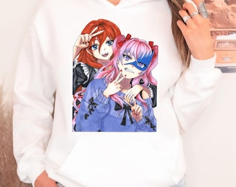 Anime Girls Hoodie: Destiny Heart Storm Laura Manga Artwork Unisex Pullover