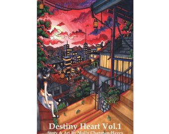 Destiny Heart Vol.1 w kolorze do pobrania natychmiast: Oryginalna seria mangi, powieść graficzna, manga fantasy