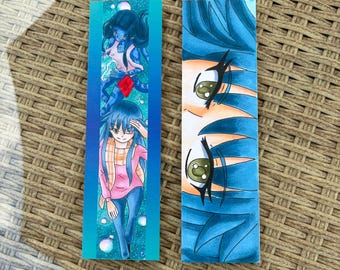 Manga Character Azuna Bookmarks: Destiny Heart Original Artwork, Laminated Cardstock Reader Gift