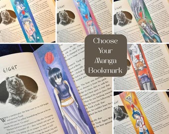 Elige tu propio personaje de anime/manga como marcapáginas (Ediciones Transformación de la serie Destiny Heart)